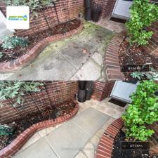 Concrete and Limestone Walkway Cleaning in San Antonio, TX 0