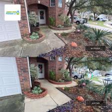 Concrete and Limestone Walkway Cleaning in San Antonio, TX 3