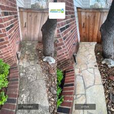 Concrete and Limestone Walkway Cleaning in San Antonio, TX 4