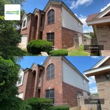 Stone Oak House Wash, Aggregate Driveway Pressure Washing, and Rust Stain Removal in San Antonio, TX